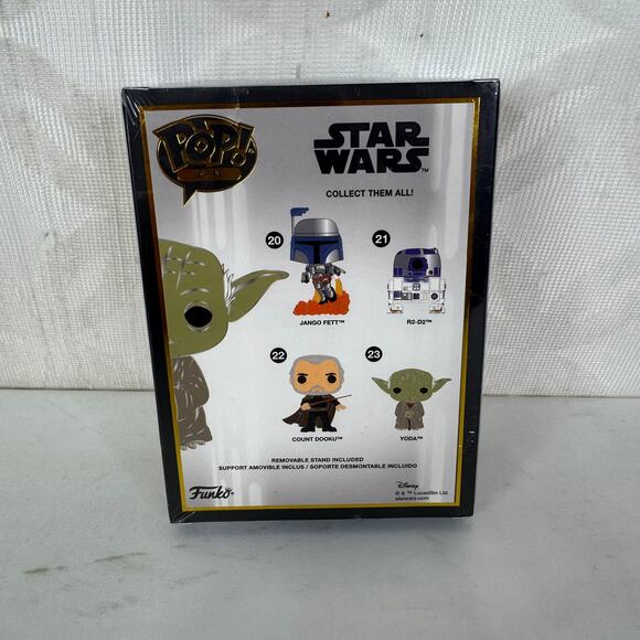 5 for $25| Funko Pop‎ Pin Star Wars Yoda Enamel Pin #23 - Brand New Sealed - Picture 7 of 7